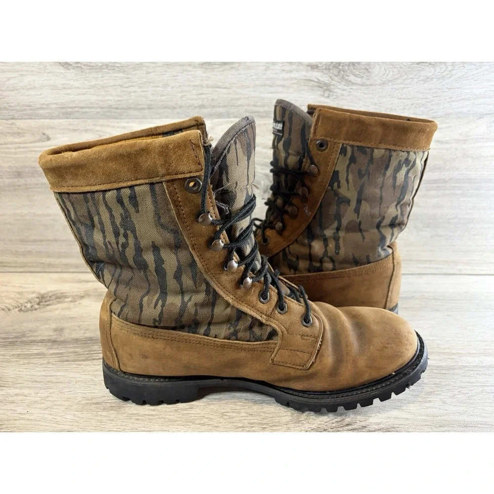 Carolina Camo Gore Tex Thinsulate Boots Mens 10 EE Leather‎ Hunting Hiking